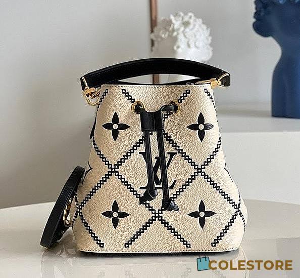 Louis Vuitton Noe Monogram Empreinte Bucket Bag 20cm - 1