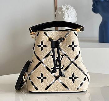 Louis Vuitton Noe Monogram Empreinte Bucket Bag 20cm