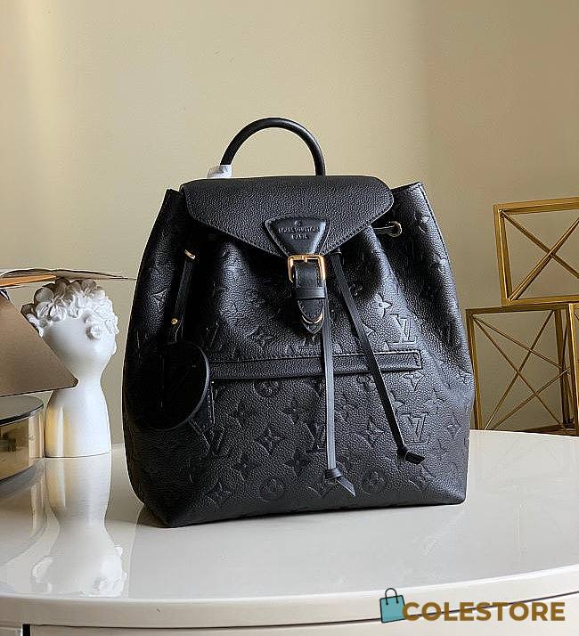 Louis Vuitton Montsouris Backpack Black M45205 - 1