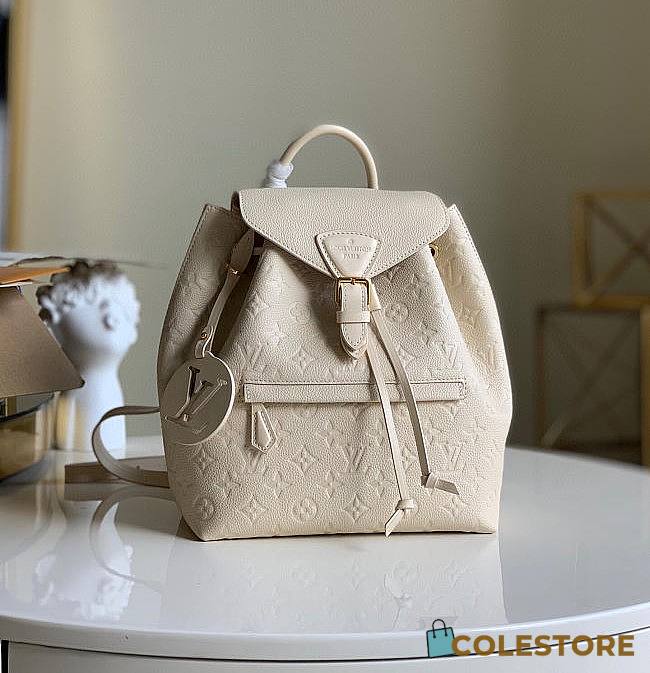Louis Vuitton Montsouris Backpack In White M45205 - 1