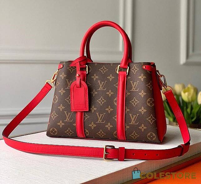 Louis Vuitton Soufflot BB Monogram Canvas In Red 29cm - 1