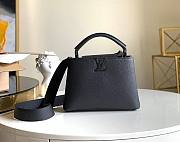 Louis Vuitton Capucines BB In Black M94634 Size 27x18x9cm - 1