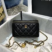 Chanel Medium Classic Box Black A88828 Size 16cm - 4