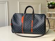 LV Bandouliere Damier Cobalt & Orange Size 45cm - 2