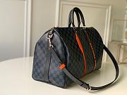 LV Bandouliere Damier Cobalt & Orange Size 45cm - 3
