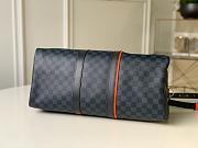 LV Bandouliere Damier Cobalt & Orange Size 45cm - 4