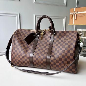 LV Keepall Bandouliere Damier Canvas N41428 45cm
