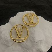 LV Louise Hoop Earings In Gold M64288 - 1