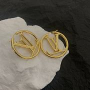 LV Louise Hoop Earings In Gold M64288 - 5