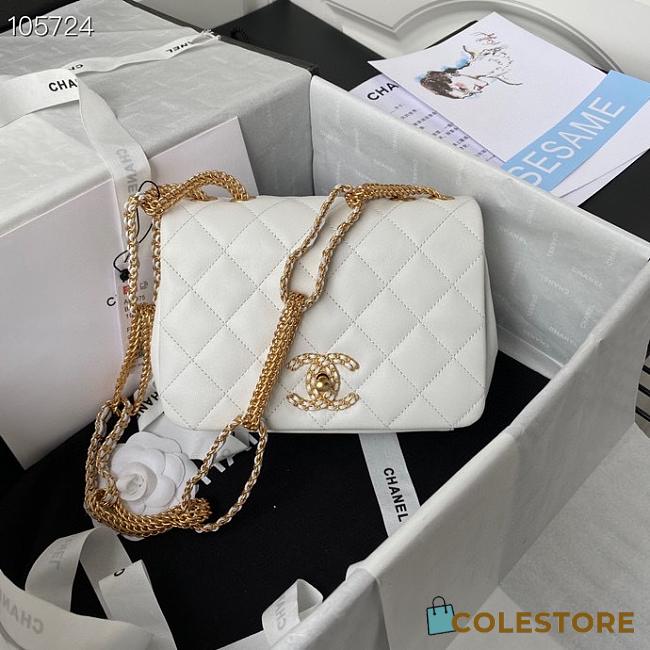 Chanel Chain Flap Bag AS2975 Size 20cm - 1