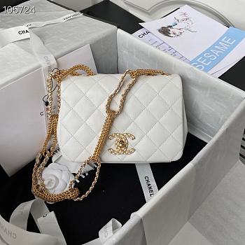 Chanel Chain Flap Bag AS2975 Size 20cm
