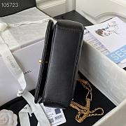 Chanel Chain Flap Bag Black AS2975 Size 20cm - 3