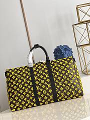 Louis Vuitton Keepall Triangle Bandouliere Yellow M45046 Size 50cm - 2
