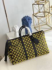 Louis Vuitton Keepall Triangle Bandouliere Yellow M45046 Size 50cm - 6