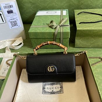 Gucci Diana Small Shoulder Bag In Black 20cm