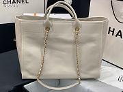 Chanel Shopping Bag White 40cm - 6