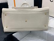 Chanel Shopping Bag White 40cm - 5
