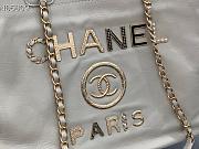 Chanel Shopping Bag White 40cm - 3