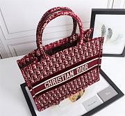 Dior Book Tote Oblique Embroidery Size 36.5cm - 6