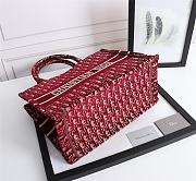 Dior Book Tote Oblique Embroidery Size 36.5cm - 3