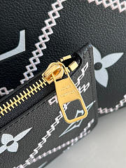 Louis Vuitton Neverfull Malletage Pattern In Noir M46039 Size 31cm - 5