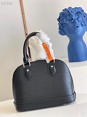 Louis Vuitton Alma BB Black Epi Leather M59217 Size 23.5cm - 4