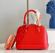 Louis Vuitton Alma BB Epi Leather Red M59217 Size 23.5cm  - 1
