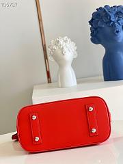 Louis Vuitton Alma BB Epi Leather Red M59217 Size 23.5cm  - 3