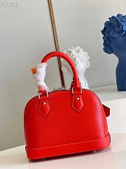 Louis Vuitton Alma BB Epi Leather Red M59217 Size 23.5cm  - 5