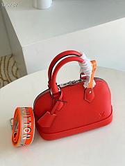 Louis Vuitton Alma BB Epi Leather Red M59217 Size 23.5cm  - 6