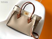 Louis Vuitton On My Side Wool Details In Beige M58918 Size 25cm - 1