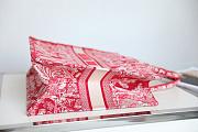 Dior Book Tote Black Red Embroidery M1286 Size 41.5cm. - 2