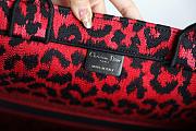 Dior Book Tote Red Mizza M1286 Size 41cm - 5