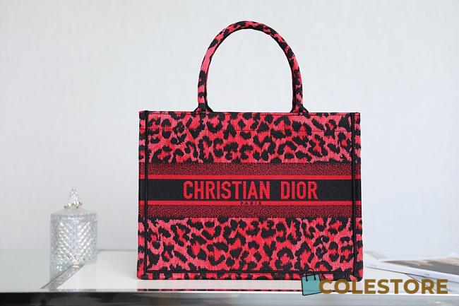 Dior Book Tote Red Mizza M1286 36.5cm - 1