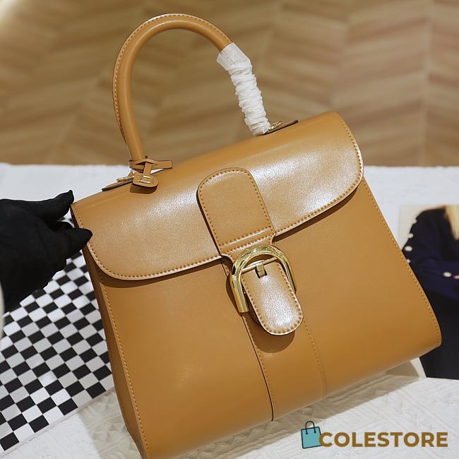 Delvaux Brilliant Mini In Brown Size 28cm - 1