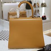 Delvaux Brilliant Mini In Brown Size 28cm - 2