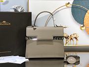 Delvaux Tempete Small In Grey Supple Calf 27.5cm - 1