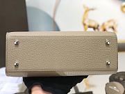 Delvaux Tempete Small In Grey Supple Calf 27.5cm - 3