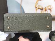 Delvaux Tempete Small In Khaki Supple Calf Size 27.5cm - 2