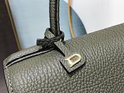 Delvaux Tempete Small In Khaki Supple Calf Size 27.5cm - 6