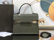 Delvaux Tempete Small In Khaki Supple Calf Size 27.5cm - 1