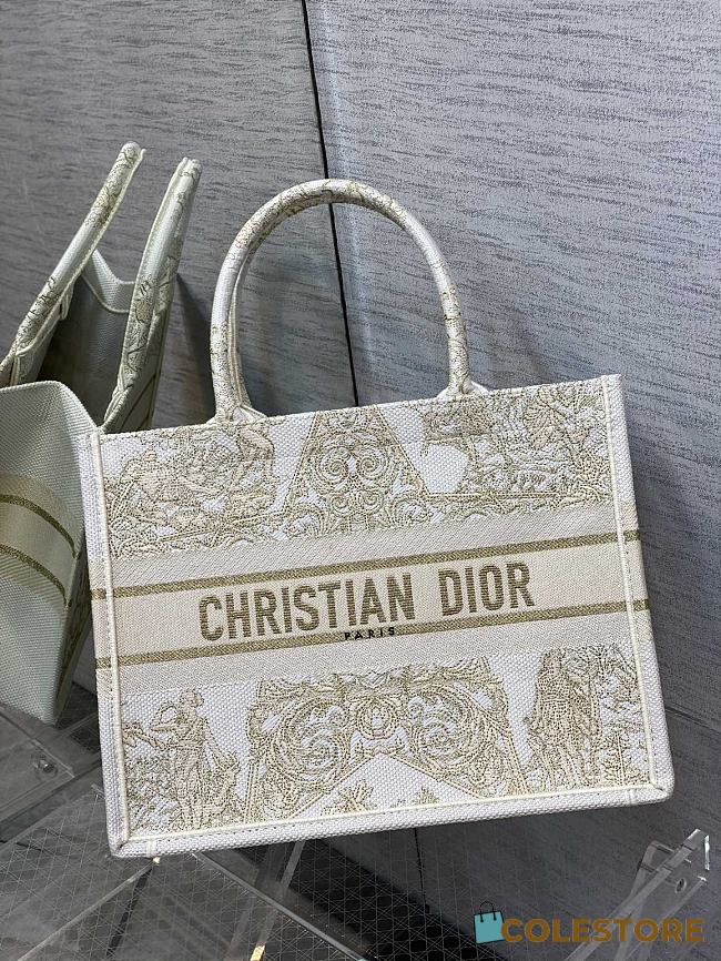 Dior Book Tote Toile De Jouy Size 36cm - 1