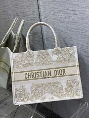 Dior Book Tote Toile De Jouy Size 36cm - 1