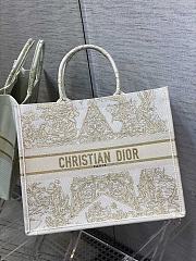 Dior Book Tote Toile De Jouy Size 42cm - 1