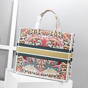 Dior Book Tote Toile De Jouy Multicolor Size 42cm - 4