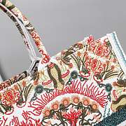 Dior Book Tote Toile De Jouy Multicolor Size 42cm - 5
