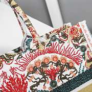Dior Book Tote Toile De Jouy Multicolor Size 36cm - 6