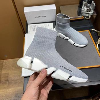 Balenciaga Speed Sneakers In Grey