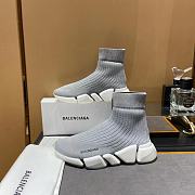 Balenciaga Speed Sneakers In Grey - 4
