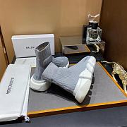 Balenciaga Speed Sneakers In Grey - 3